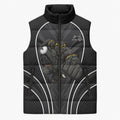Penrith Panthers Rugby Mascot Sleeveless Puffer Jacket Australian Rugby Culture - Tribal Inspired Black Panther