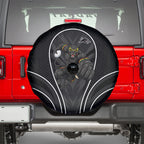 Penrith Panthers Rugby Mascot Spare Tire Cover Australian Rugby Culture - Tribal Inspired Black Panther