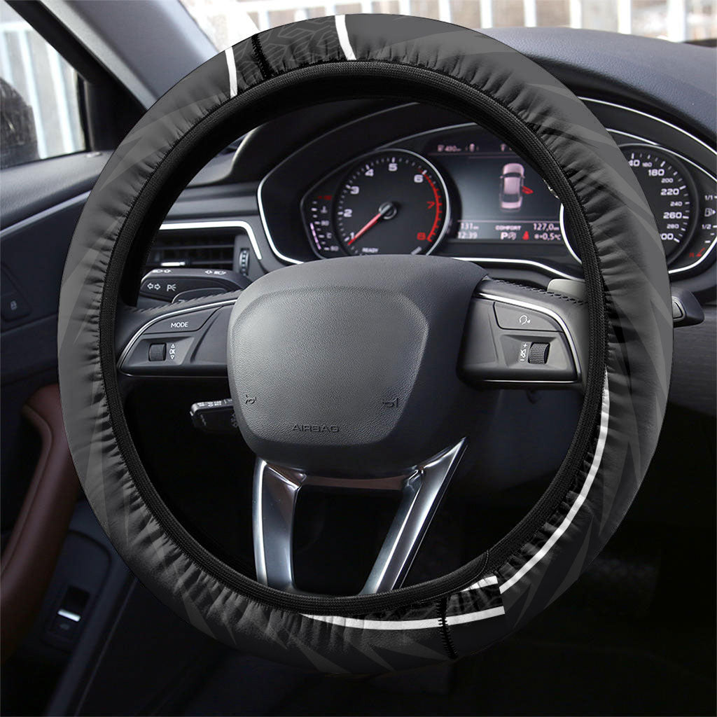 Penrith Panthers Rugby Mascot Steering Wheel Cover Australian Rugby Culture - Tribal Inspired Black Panther