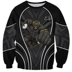 Penrith Panthers Rugby Mascot Sweatshirt Australian Rugby Culture - Tribal Inspired Black Panther