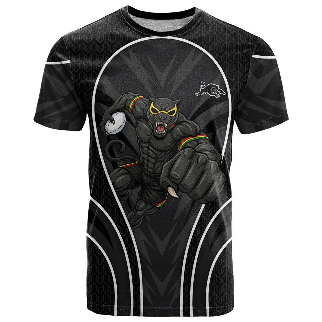 Penrith Panthers Rugby Mascot T Shirt Australian Rugby Culture - Tribal Inspired Black Panther