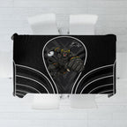 Penrith Panthers Rugby Mascot Tablecloth Australian Rugby Culture - Tribal Inspired Black Panther
