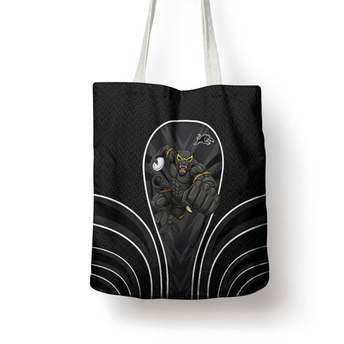 Penrith Panthers Rugby Mascot Tote Bag Australian Rugby Culture - Tribal Inspired Black Panther