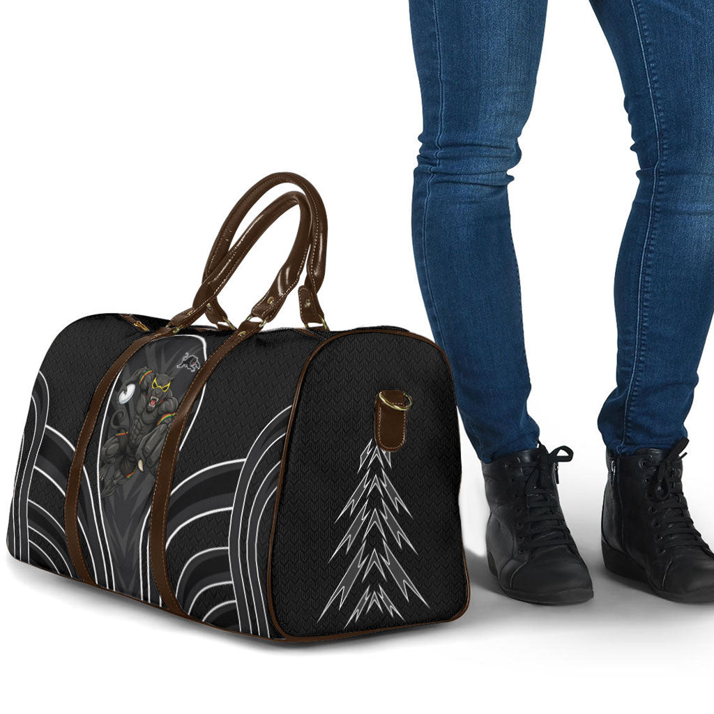 Penrith Panthers Rugby Mascot Travel Bag Australian Rugby Culture - Tribal Inspired Black Panther