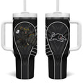 Penrith Panthers Rugby Mascot Tumbler With Handle Australian Rugby Culture - Tribal Inspired Black Panther