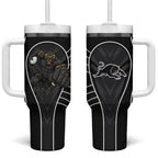 Penrith Panthers Rugby Mascot Tumbler With Handle Australian Rugby Culture - Tribal Inspired Black Panther