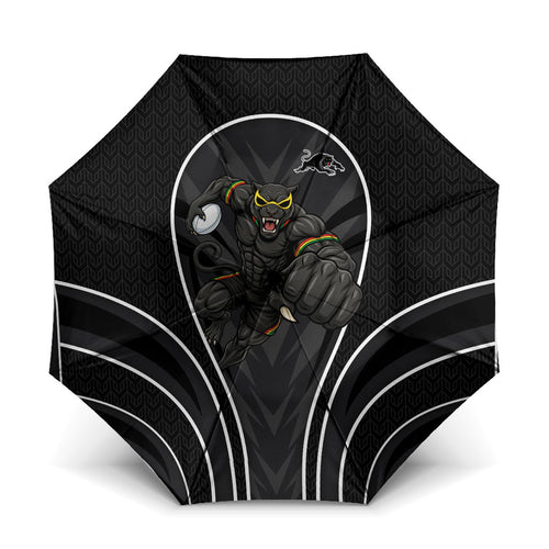 Penrith Panthers Rugby Mascot Umbrella Australian Rugby Culture - Tribal Inspired Black Panther