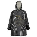 Penrith Panthers Rugby Mascot Wearable Blanket Hoodie Australian Rugby Culture - Tribal Inspired Black Panther