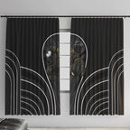 Penrith Panthers Rugby Mascot Window Curtain Australian Rugby Culture - Tribal Inspired Black Panther