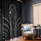 Penrith Panthers Rugby Mascot Window Curtain Australian Rugby Culture - Tribal Inspired Black Panther