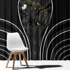 Penrith Panthers Rugby Mascot Window Curtain Australian Rugby Culture - Tribal Inspired Black Panther