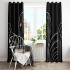 Penrith Panthers Rugby Mascot Window Curtain Australian Rugby Culture - Tribal Inspired Black Panther