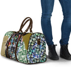 Personalized Collingwood Football Magpies Travel Bag Tropical Hibiscus Flowers - Pacific Fusion Style