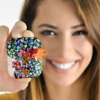 Personalized Greater Western Sydney Giants AirPods Case Tropical Hibiscus Flowers - Pacific Fusion Style