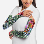 Personalized Greater Western Sydney Giants Arm Sleeves Tropical Hibiscus Flowers - Pacific Fusion Style