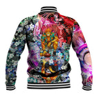 Personalized Greater Western Sydney Giants Baseball Jacket Tropical Hibiscus Flowers - Pacific Fusion Style