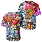 Personalized Greater Western Sydney Giants Baseball Jersey Tropical Hibiscus Flowers - Pacific Fusion Style