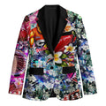 Personalized Greater Western Sydney Giants Blazer Tropical Hibiscus Flowers - Pacific Fusion Style