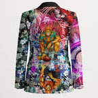 Personalized Greater Western Sydney Giants Blazer Tropical Hibiscus Flowers - Pacific Fusion Style