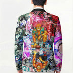 Personalized Greater Western Sydney Giants Blazer Tropical Hibiscus Flowers - Pacific Fusion Style