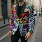 Personalized Greater Western Sydney Giants Blazer Tropical Hibiscus Flowers - Pacific Fusion Style