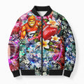 Personalized Greater Western Sydney Giants Bomber Puffer Jacket Tropical Hibiscus Flowers - Pacific Fusion Style