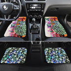 Personalized Greater Western Sydney Giants Car Mats Tropical Hibiscus Flowers - Pacific Fusion Style