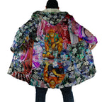 Personalized Greater Western Sydney Giants Cloak Tropical Hibiscus Flowers - Pacific Fusion Style