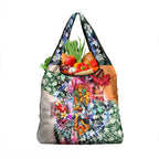 Personalized Greater Western Sydney Giants Grocery Bag Tropical Hibiscus Flowers - Pacific Fusion Style