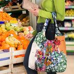 Personalized Greater Western Sydney Giants Grocery Bag Tropical Hibiscus Flowers - Pacific Fusion Style