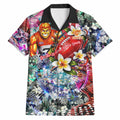 Personalized Greater Western Sydney Giants Hawaiian Shirt Tropical Hibiscus Flowers - Pacific Fusion Style