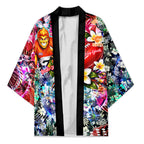 Personalized Greater Western Sydney Giants Kimono Tropical Hibiscus Flowers - Pacific Fusion Style