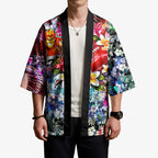 Personalized Greater Western Sydney Giants Kimono Tropical Hibiscus Flowers - Pacific Fusion Style