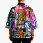 Personalized Greater Western Sydney Giants Kimono Tropical Hibiscus Flowers - Pacific Fusion Style