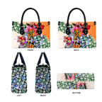 Personalized Greater Western Sydney Giants Leather Bag Tropical Hibiscus Flowers - Pacific Fusion Style