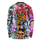 Personalized Greater Western Sydney Giants Long Sleeve Shirt Tropical Hibiscus Flowers - Pacific Fusion Style