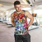 Personalized Greater Western Sydney Giants Men Tank Top Tropical Hibiscus Flowers - Pacific Fusion Style