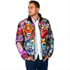 Personalized Greater Western Sydney Giants Padded Jacket Tropical Hibiscus Flowers - Pacific Fusion Style
