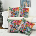Personalized Greater Western Sydney Giants Pillow Cover Tropical Hibiscus Flowers - Pacific Fusion Style