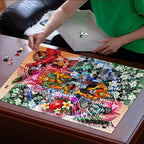 Personalized Greater Western Sydney Giants Puzzle Tropical Hibiscus Flowers - Pacific Fusion Style