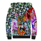 Personalized Greater Western Sydney Giants Sherpa Hoodie Tropical Hibiscus Flowers - Pacific Fusion Style
