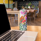 Personalized Greater Western Sydney Giants Skinny Tumbler Tropical Hibiscus Flowers - Pacific Fusion Style