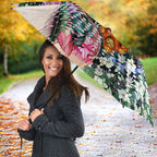 Personalized Greater Western Sydney Giants Umbrella Tropical Hibiscus Flowers - Pacific Fusion Style