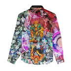 Personalized Greater Western Sydney Giants Women Casual Shirt Tropical Hibiscus Flowers - Pacific Fusion Style