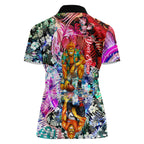 Personalized Greater Western Sydney Giants Women Polo Shirt Tropical Hibiscus Flowers - Pacific Fusion Style