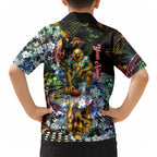 Personalized Hawthorn Football Hawks Hawaiian Shirt Tropical Hibiscus Flowers - Pacific Fusion Style