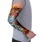 Personalized Richmond Football Tigers Arm Sleeves Tropical Hibiscus Flowers - Pacific Fusion Style