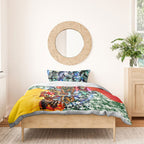 Personalized Richmond Football Tigers Bedding Set Tropical Hibiscus Flowers - Pacific Fusion Style