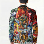 Personalized Richmond Football Tigers Blazer Tropical Hibiscus Flowers - Pacific Fusion Style