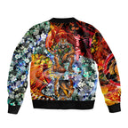 Personalized Richmond Football Tigers Bomber Jacket Tropical Hibiscus Flowers - Pacific Fusion Style